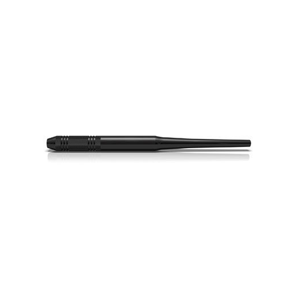 American Eagle Simple Stem Mirror Handle, 3/8" (9.5mm) Black Tapered, 1/Pk