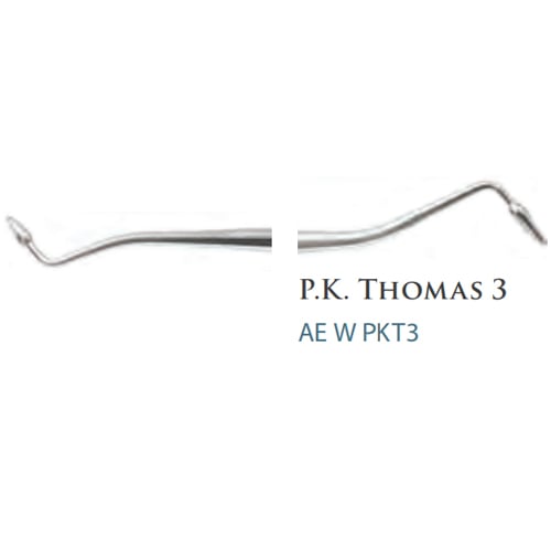 American Eagle Thomas P.K. #3 Waxing Instruments, 1/4" stainless steel handle