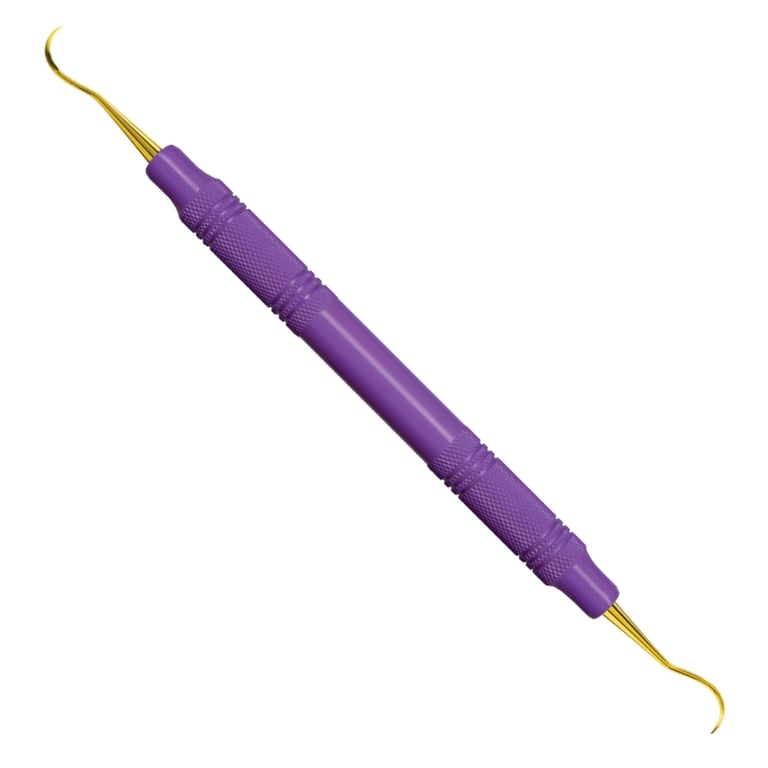 American Eagle #H6/7 XP Scaler with 3/8" EagleLite Resin Purple Handle. Universal Anterior