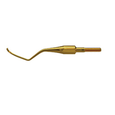 Quik-Tip #5 XP Barnhart Curette - Cone Socket Tip. Narrow Blade, Deeper Shank Angle for Posteriors