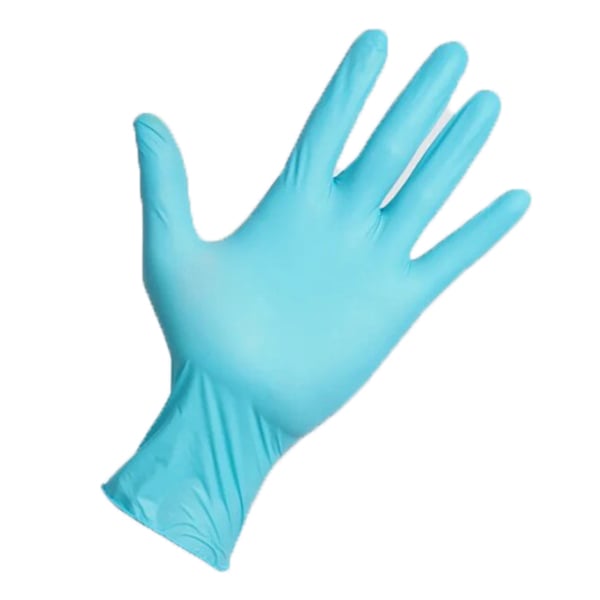 Amerisano ThinFlex Nitrile Exam Gloves, Powder Free, Small, Blue, 200
