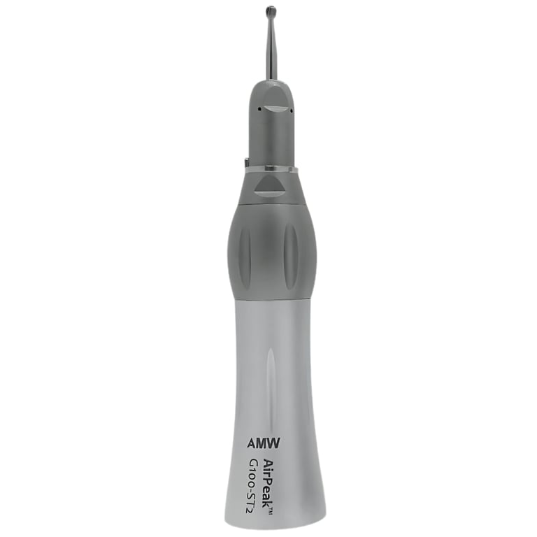AirPeak G100-ST2 Low Speed Straight Nose Cone Handpiece, 1:1 Ratio, 20K RPM, 1/Pk. Features