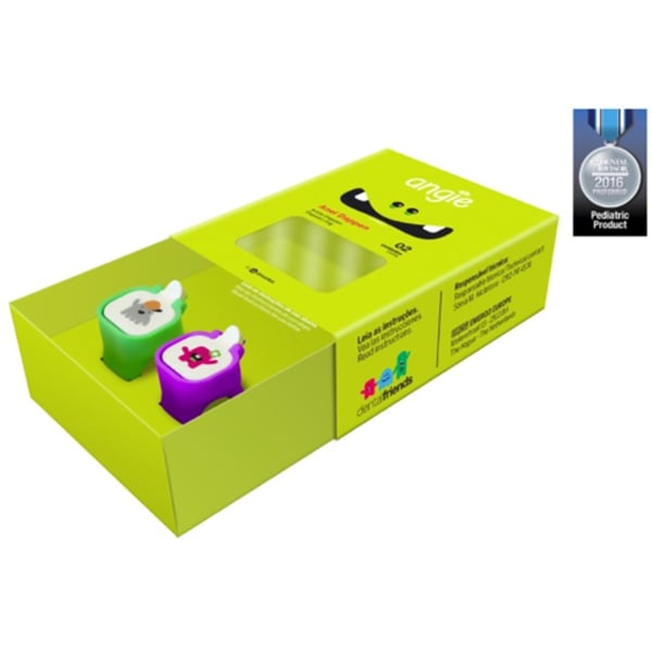 Angie Dappen Ring - A playful colored ring for handling products. 2 units(green and purple)/pk