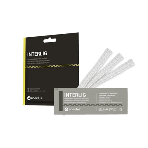 Interlig fiberglass tape, 3/pk of 8.5 cm each. A structure of interwined glass fibers impregnated