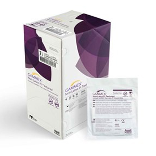 GAMMEX Non-Latex PI Textured Non-latex Polyisoprene Surgical Gloves: size 7, Sterile, Powder-Free