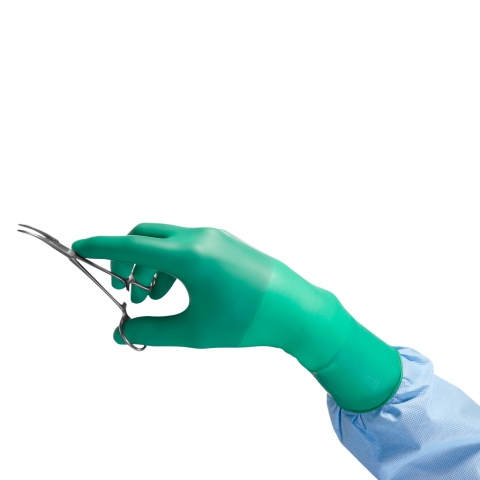 Encore Underglove Latex Surgical Gloves: size 7, Sterile, Powder-Free, Anti-Slip Smooth finish
