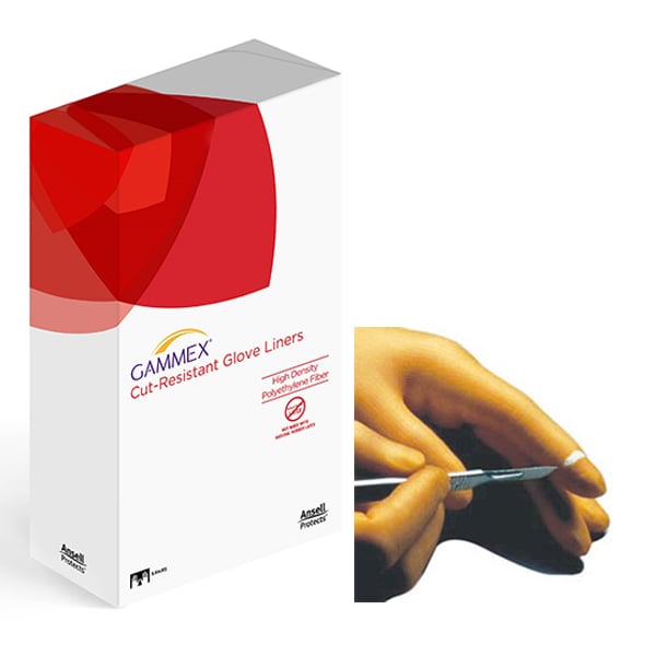 GAMMEX CutResistant Glove Liners Spectra ultrahigh molecular weight