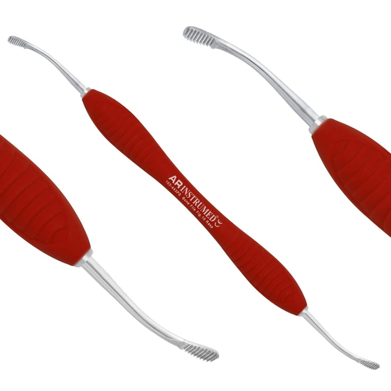 AR Instrumed 6mm Miller Stainless Steel Bone File, Double-Ended, Serrated, 1/Pk (103-443PS)
