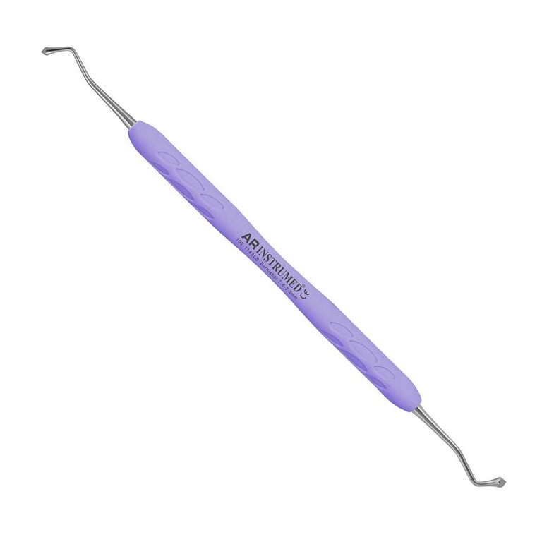 AR Instrumed #21 Stainless Steel Ball End Westcott Burnisher, 2.8-2.3mm, AR Light Purple Handle
