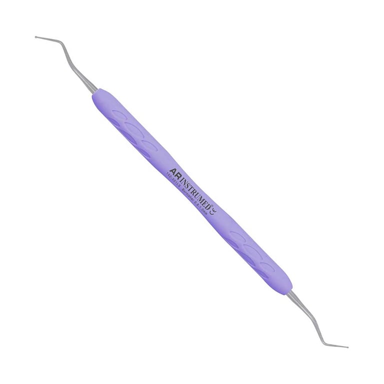 AR Instrumed Stainless Steel Ball End Burnisher, 0.8-1.0mm, AR Light Purple Handle, 1/Pk. Features