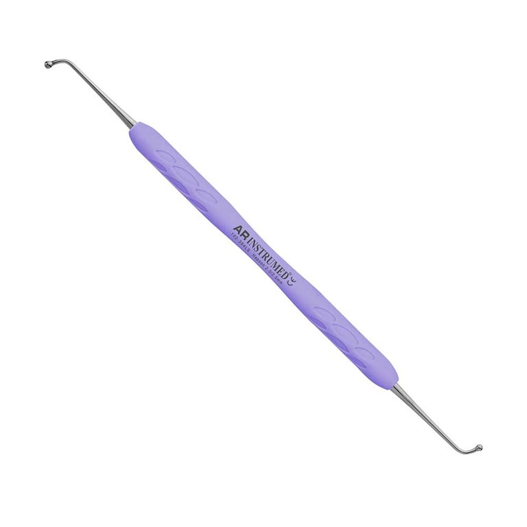 AR Instrumed Stainless Steel Ball End Hopson Burnisher, 2.0-2.5mm, AR Light Purple Handle, 1/Pk
