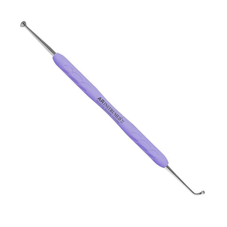 AR Instrumed Stainless Steel Ball End Westcott Burnisher, 1.5-3.0mm, AR Light Purple Handle, 1/Pk