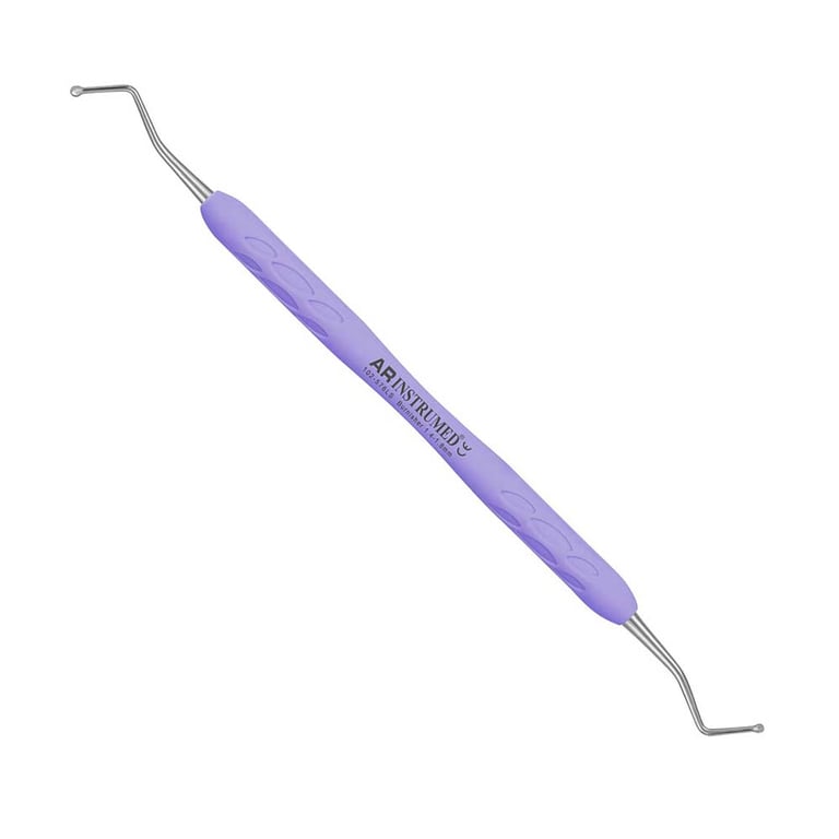 AR Instrumed Stainless Steel Ball End Burnisher, 1.4-1.8mm, AR Light Purple Handle, 1/Pk. Features