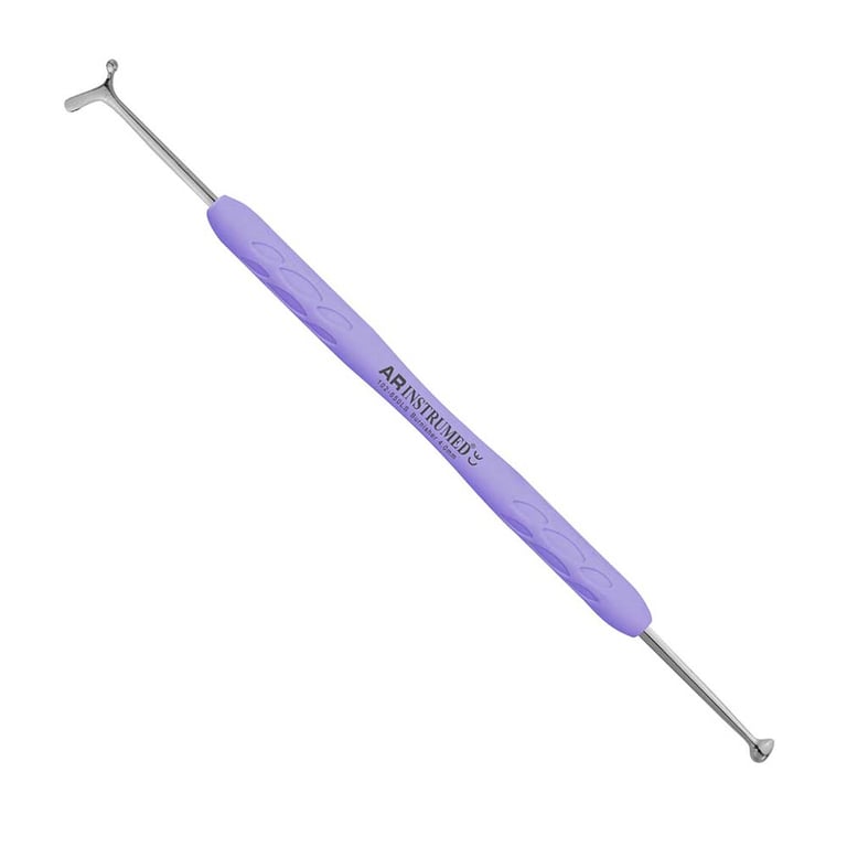 AR Instrumed Stainless Steel W3 Ball End Burnisher, 4.0mm, AR Light Purple Handle, 1/Pk. Features