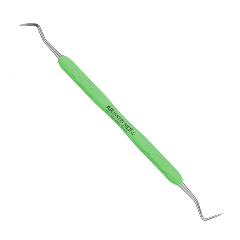 AR Instrumed Stainless Steel Filling Remover, 1.5-2.5mm, AR Light Green Handle, 1/Pk. Features