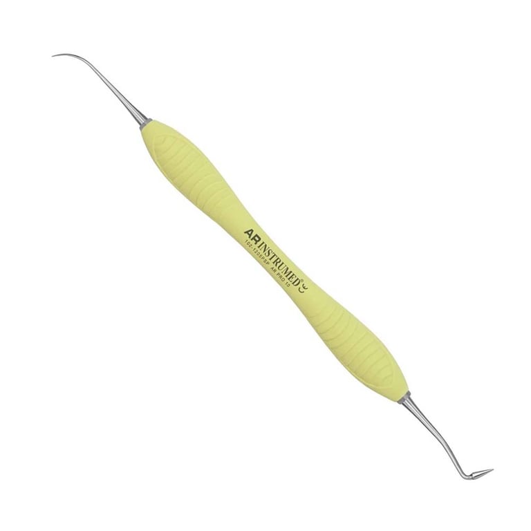 AR Instrumed Stainless Steel Pro 10 Conservative Instrument, AR Premium Pro Yellow Handle, 1/Pk