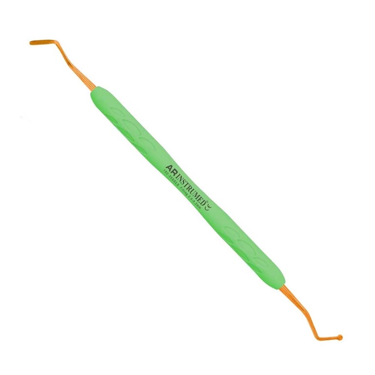 AR Instrumed Gold-Coated Stainless Steel Filling Instrument, 2.5-3.2mm, AR Light Green Handle