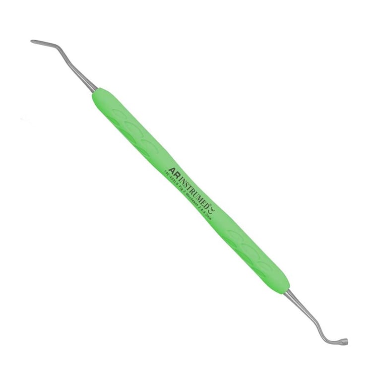 AR Instrumed Stainless Steel Fig 3 Woodson Filling Instrument, 2.8-3.0mm, AR Light Green Handle
