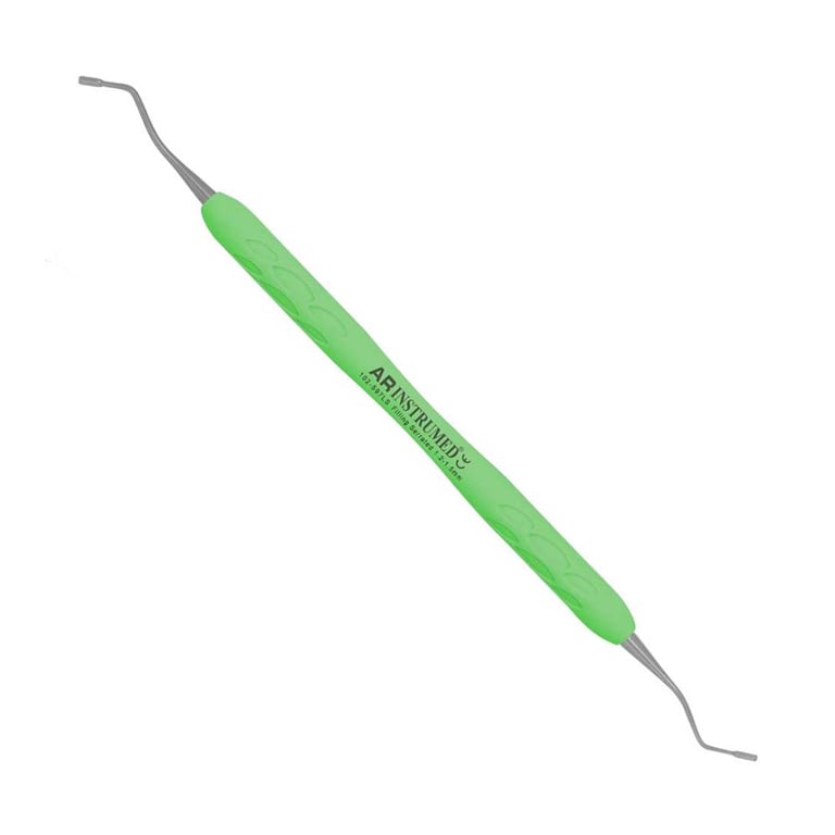 AR Instrumed Stainless Steel Serrated Filling Instrument, 1.2-1.5mm, AR Light Green Handle, 1/Pk