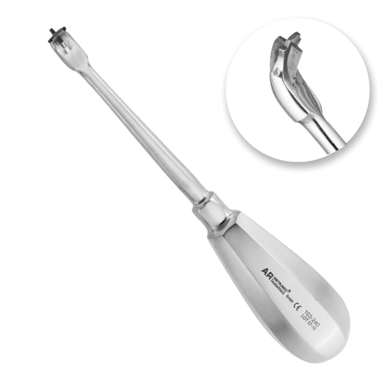 AR Instrumed Stainless Steel Splitter Crown Remover, Long Tip, 1/Pk. Features medical-grade