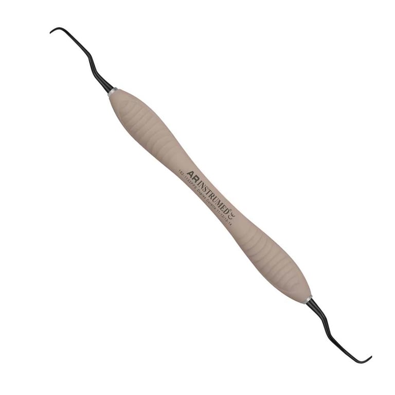 AR Instrumed Stainless Steel 11-12/13-14 Syntette Scaler, AR Premium Plus Brown Handle, 1/Pk