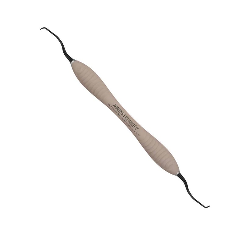 AR Instrumed Stainless Steel 11-12/13-14 Mini Syntette Scaler, AR Premium Plus Brown Handle, 1/Pk