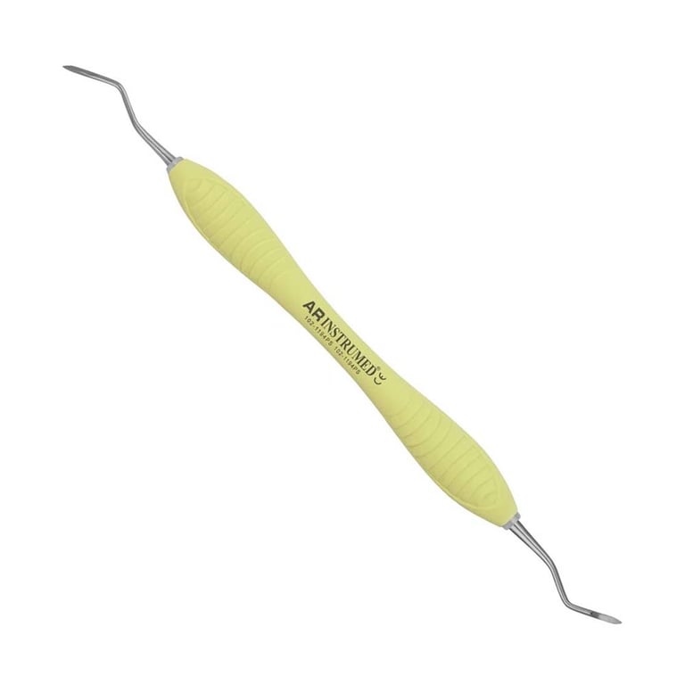 AR Instrumed Stainless Steel Mini Kaplan Scaler, AR Premium Yellow Handle, 1/Pk. Features