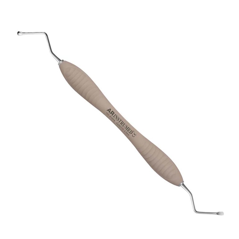 AR Instrumed Stainless Steel 2.5mm Lucas Curette, AR Premium Brown Handle, 1/Pk. Features