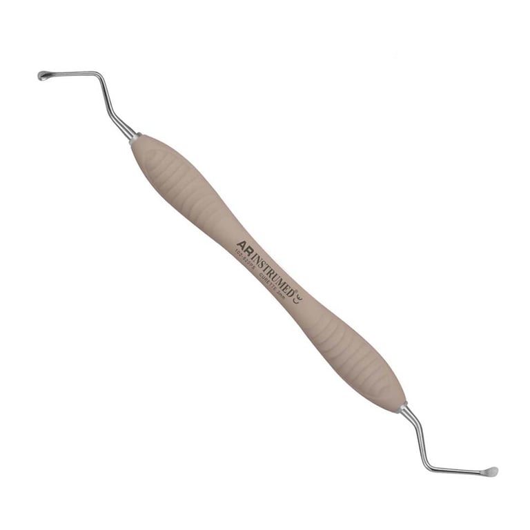 AR Instrumed Stainless Steel 3.0mm Lucas Curette, AR Premium Brown Handle, 1/Pk. Features