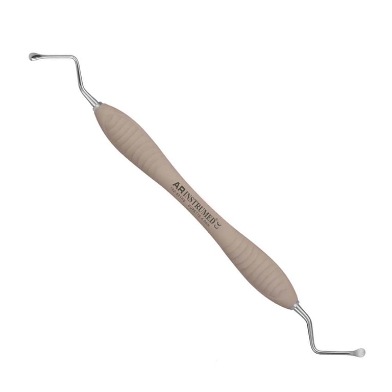 AR Instrumed Stainless Steel 3.5mm Lucas Curette, AR Premium Brown Handle, 1/Pk. Features