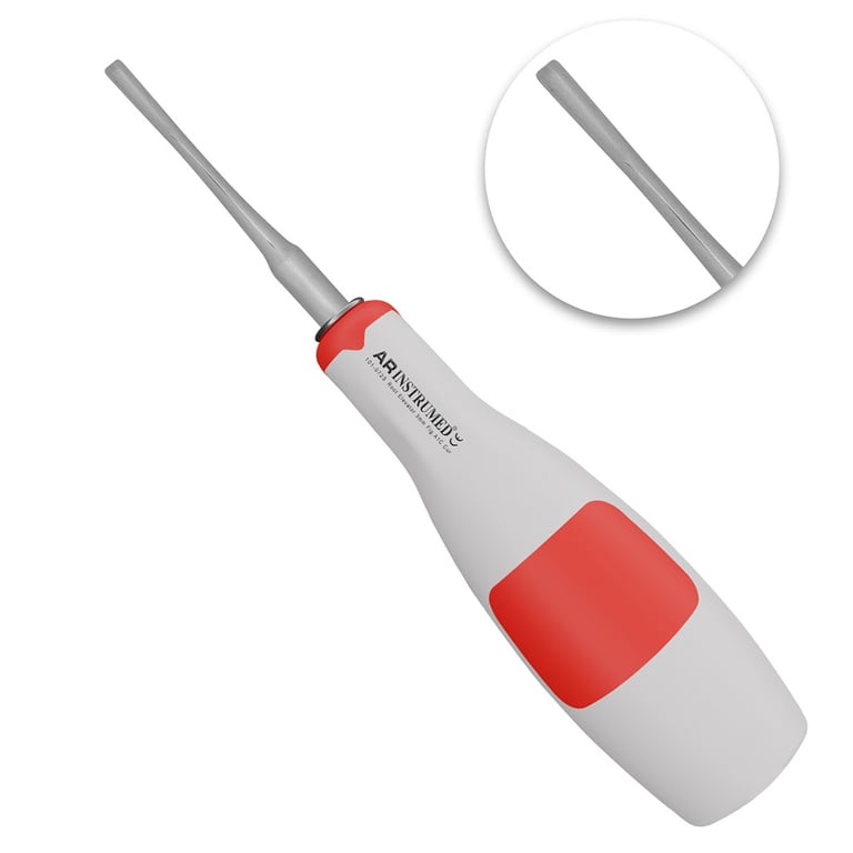 AR Instrumed 3.0mm Bein A1C Stainless Steel Coupland Elevator, Curved, Orange, 1/Pk. Features