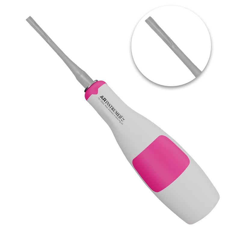 AR Instrumed 3.5mm Bein 2C Stainless Steel Coupland Elevator, Straight, Pink, 1/Pk. Features
