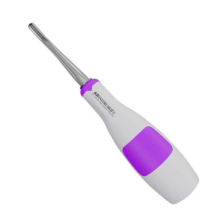 AR Instrumed Stainless Steel AR Soft Bein Root Elevators, Curved, 3.5mm, 1/Pk. Features tip