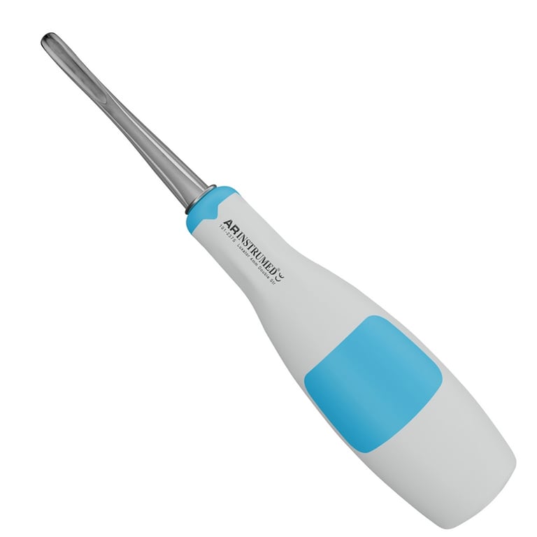 AR Instrumed 4.0mm Stainless Steel Root Luxator, Straight, Light Blue, 1/Pk. Features