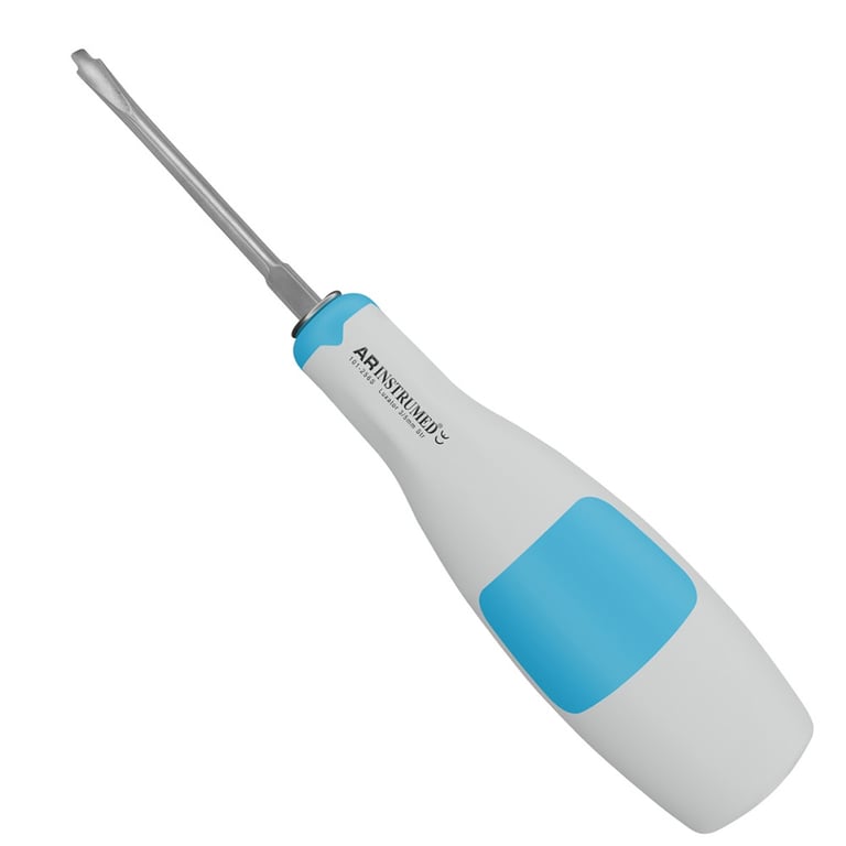 AR Instrumed 3/5mm Stainless Steel Root Luxator, Straight, Light Blue, 1/Pk. Features