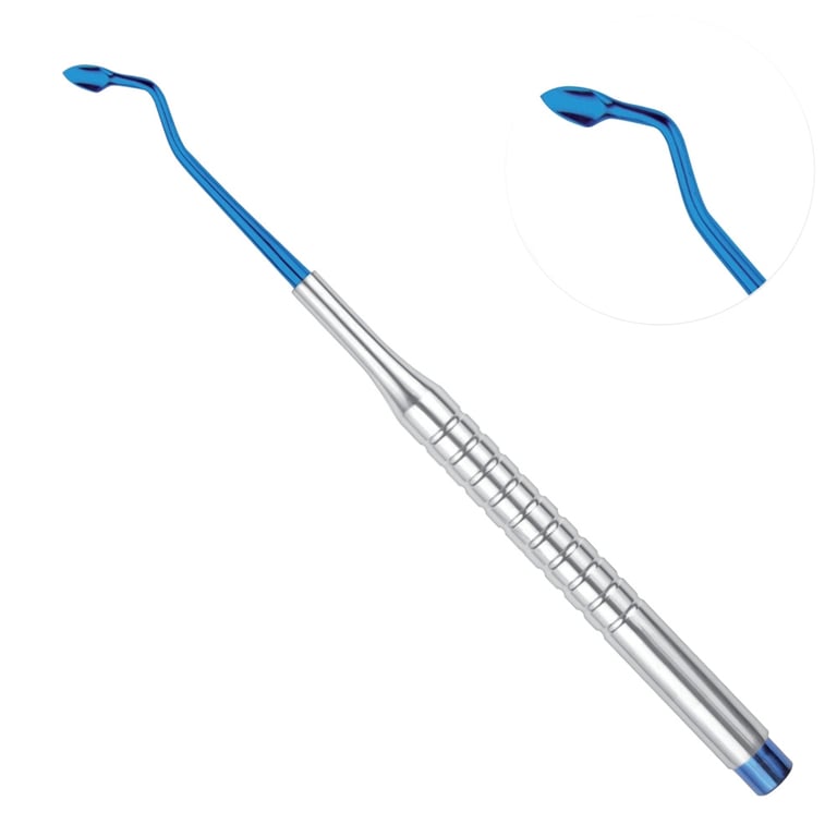 AR Instrumed 3.5mm Stainless Steel Micro Elevator, Blue Plasma Tip, Serrated, 1/Pk. Features