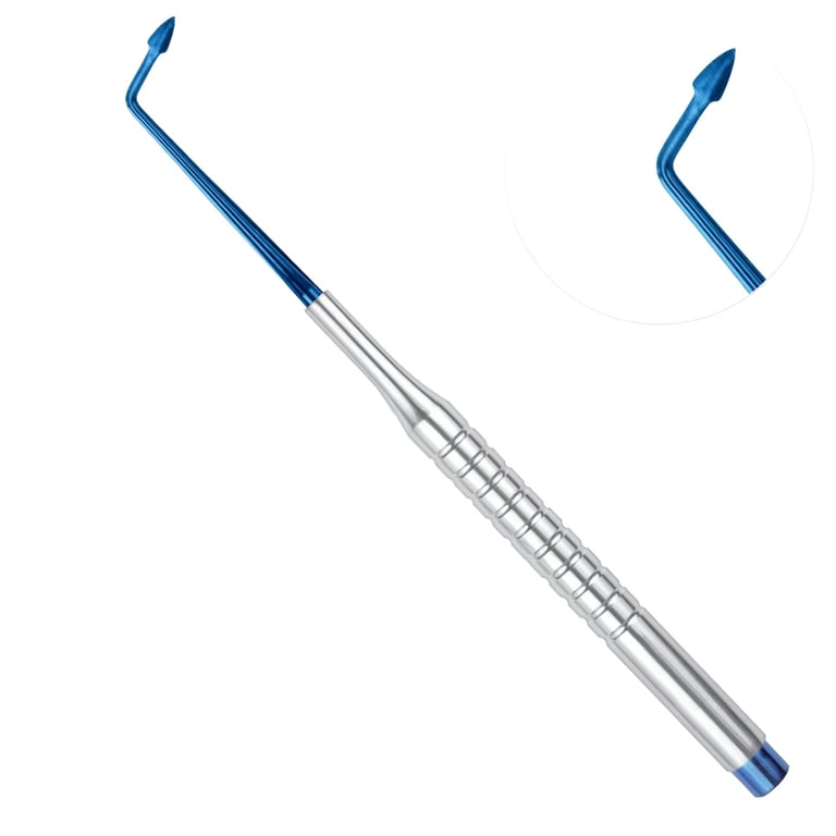AR Instrumed 3.5mm Stainless Steel Micro Elevator, Blue Plasma Tip, Rounded Curved, 1/Pk. Features
