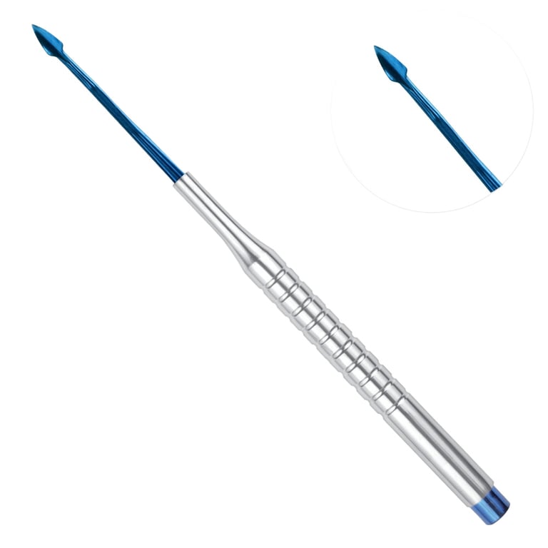 AR Instrumed 3.5mm Stainless Steel Micro Elevator, Blue Plasma Tip, Straightly Curved, 1/Pk