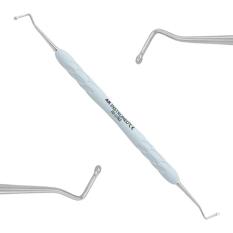 AR Instrumed 2.0mm Stainless Steel Root Canal Excavator, Double-Ended, 1/Pk. Features
