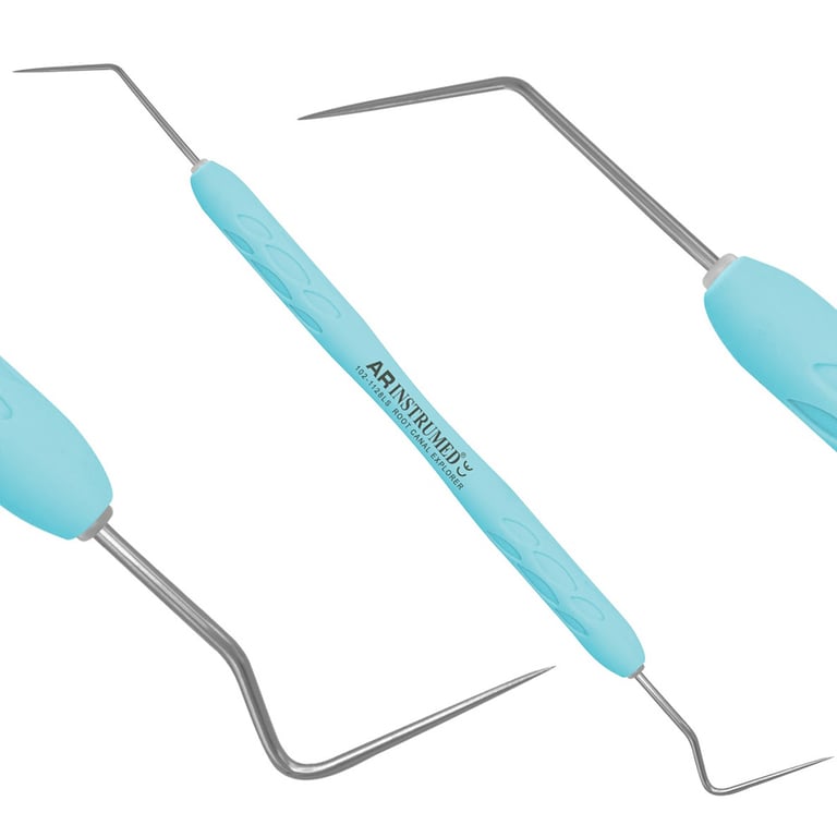 AR Instrumed Stainless Steel Root Canal Explorer, Double-Ended, 1/Pk. Features medical-grade
