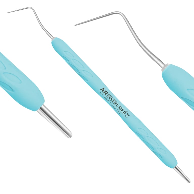 AR Instrumed #9 Stainless Steel Explorer, Single-Ended, 1/Pk. Features medical-grade polished
