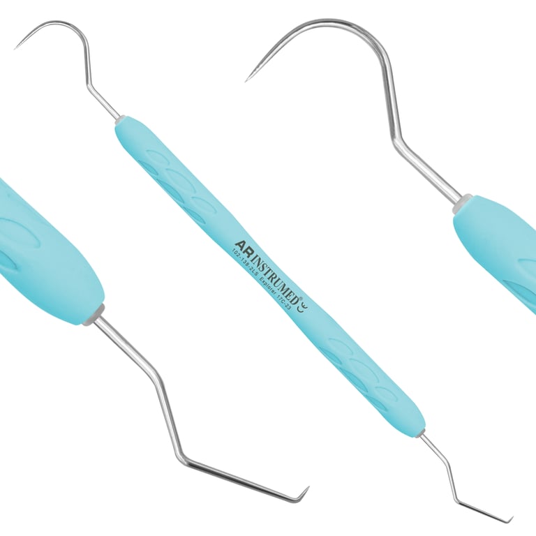 AR Instrumed #17C - 23 Stainless Steel Explorer, Double-Ended, 1/Pk. Features medical-grade