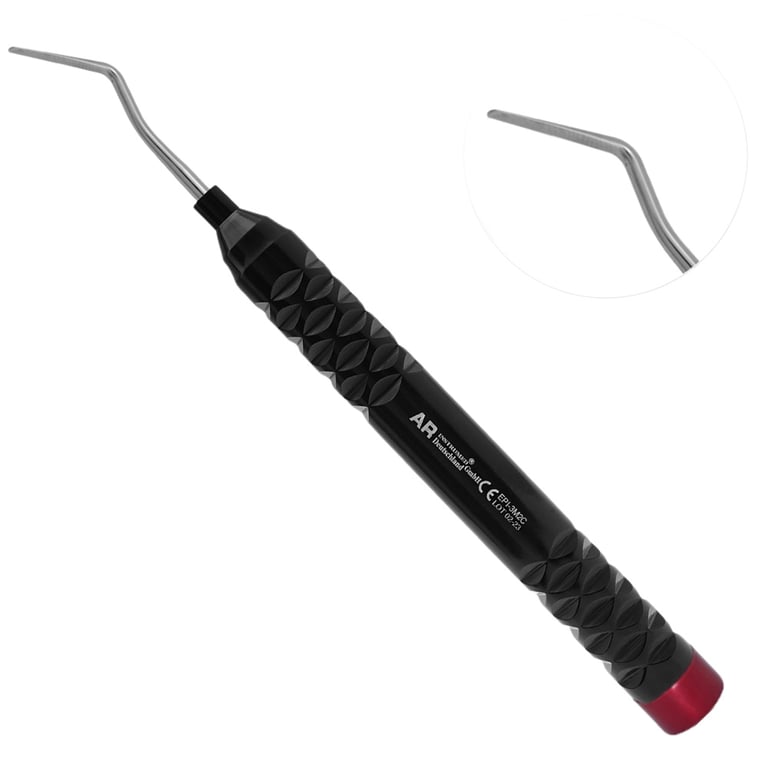 AR Instrumed 2mm Stainless Steel Flexible Periotome, Thin Curved, Black, 1/Pk. Designed