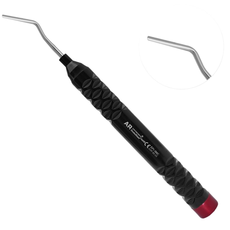 AR Instrumed 2mm Stainless Steel Flexible Periotome, Sharp Curved, Black, 1/Pk. Designed