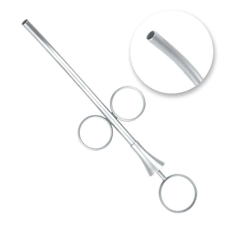 AR Instrumed 6.2" Stainless Steel Curved Application Gun, 1/Pk. Designed with curved 2.5/3.5mm