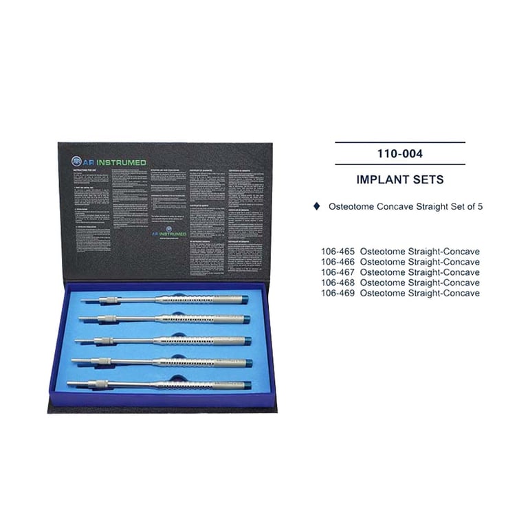 AR Instrumed Stainless Steel Osteotome Straight C