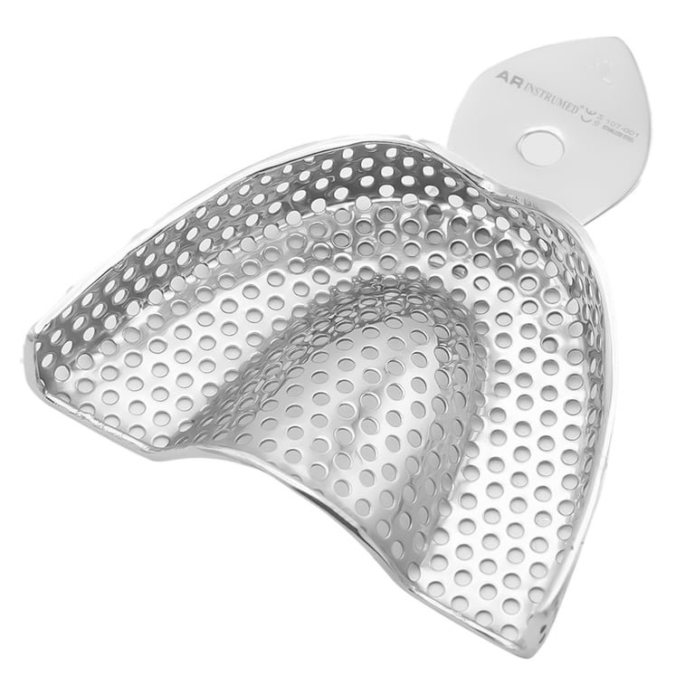 AR Instrumed Upper Stainless Steel Adult Impression Tray, XL Rim Lock, 1/Pk. Features