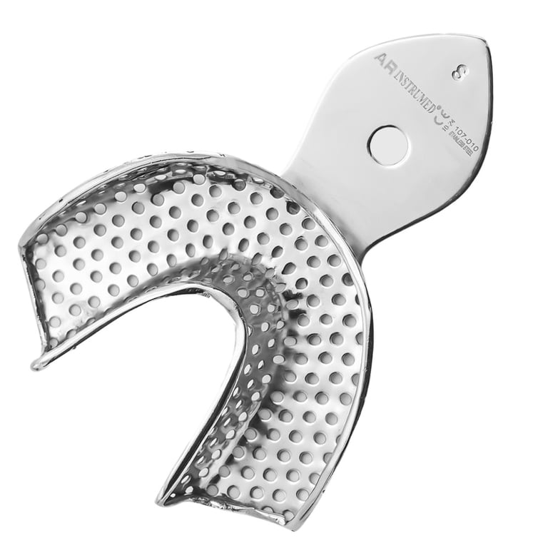 AR Instrumed Lower Stainless Steel Adult Impression Tray, Small Rim Lock, 1/Pk. Features
