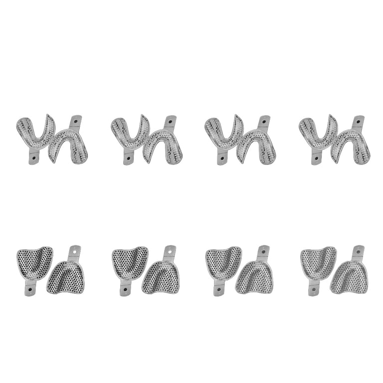 AR Instrumed Stainless Steel Child Impression Tray 8-Piece Set. Includes: small (107-092-1)