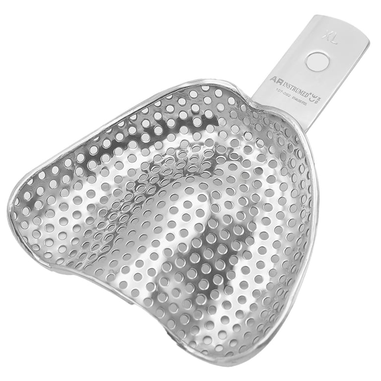 AR Instrumed Upper Stainless Steel Impression Tray, XL Rim Lock, 1/Pk. Features medical-grade